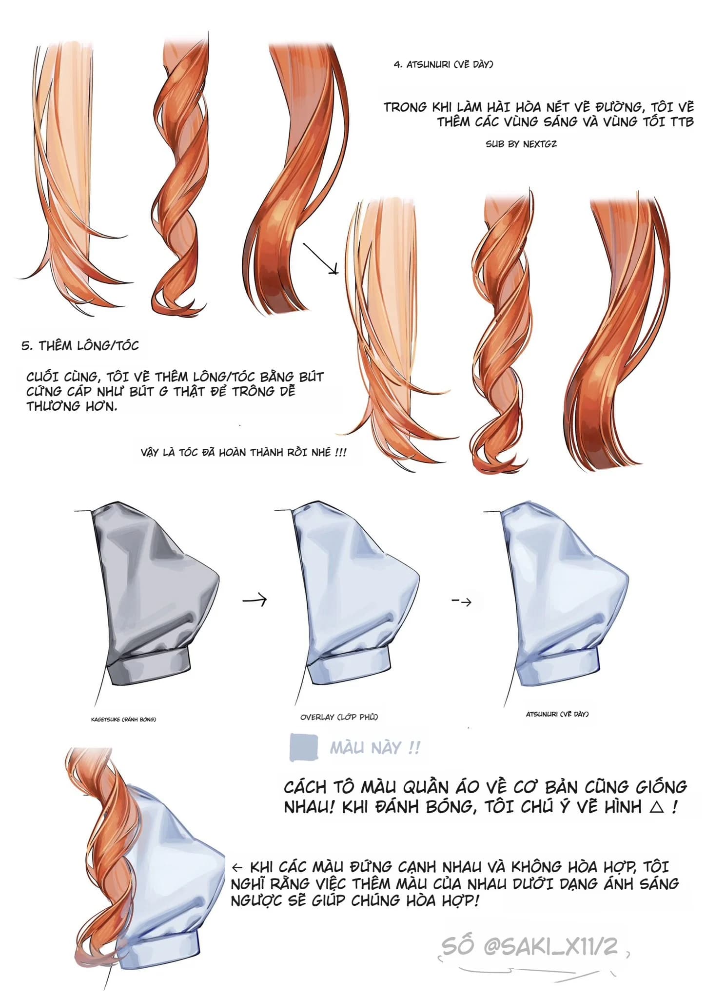 Hướng Dẫn Vẽ Tóc và Quần Áo Digital Art: Từ Phẳng Đến 3D Chỉ Với 7 Bước