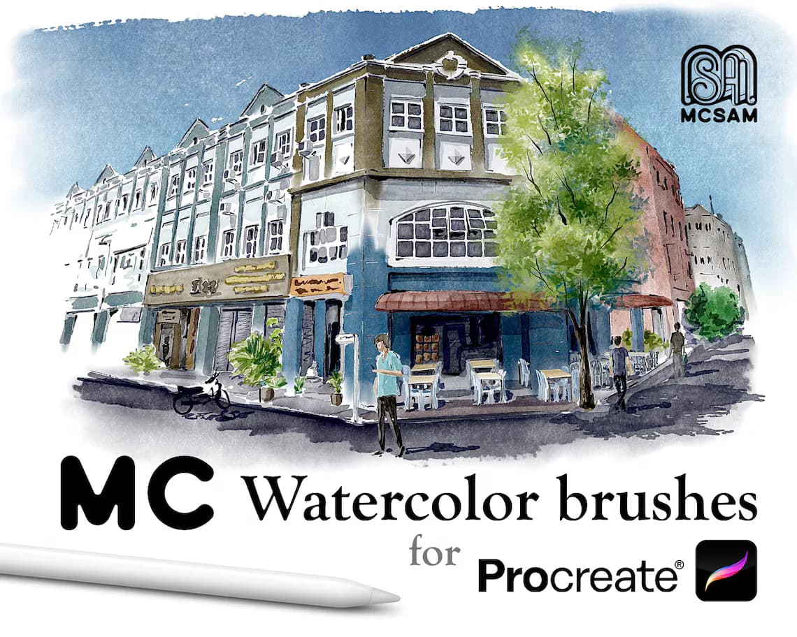 Bộ Cọ Màu Nước MC (MC Watercolor Brush Set)