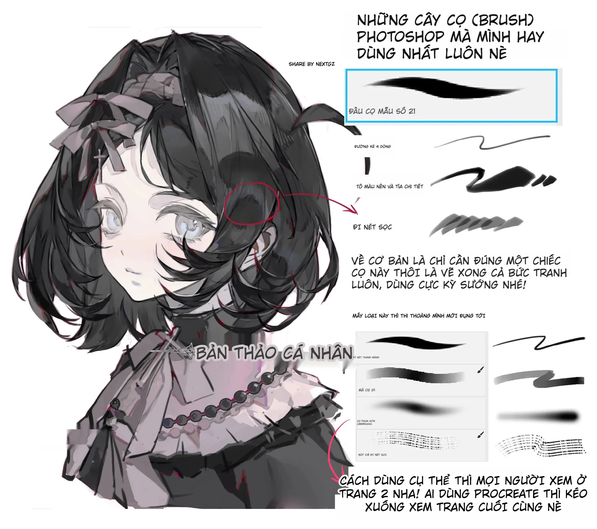 Brush Photoshop Cân Mọi Style Dark Fantasy 🎨