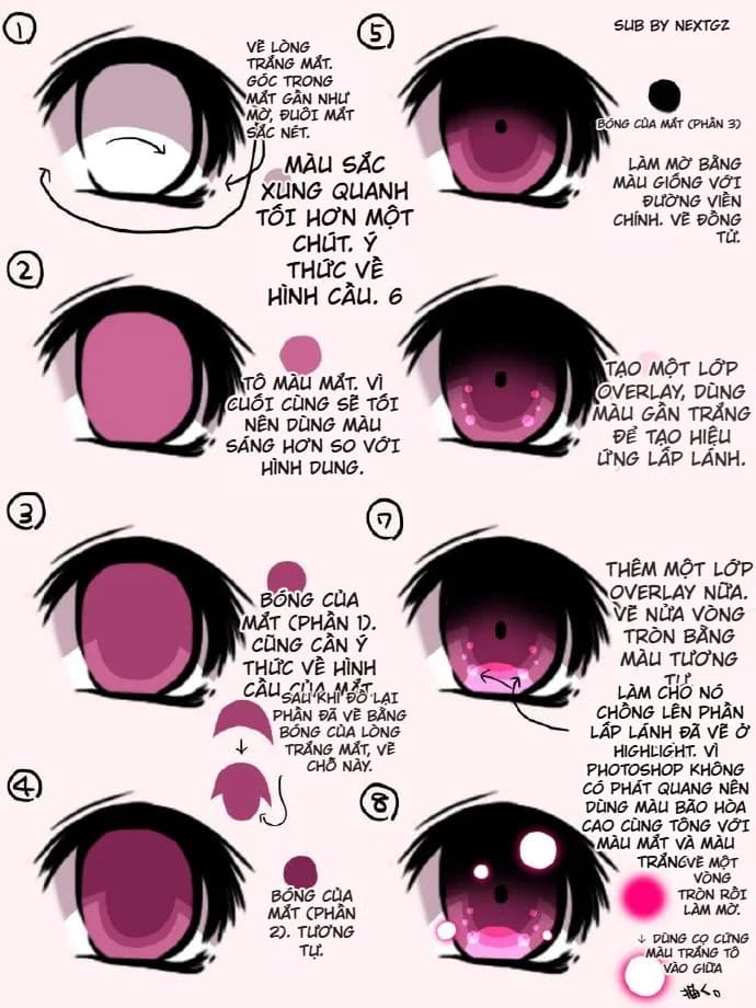 Hướng Dẫn Cách Vẽ Mắt Anime Dễ Hiểu Cho Người Mới Bắt Đầu