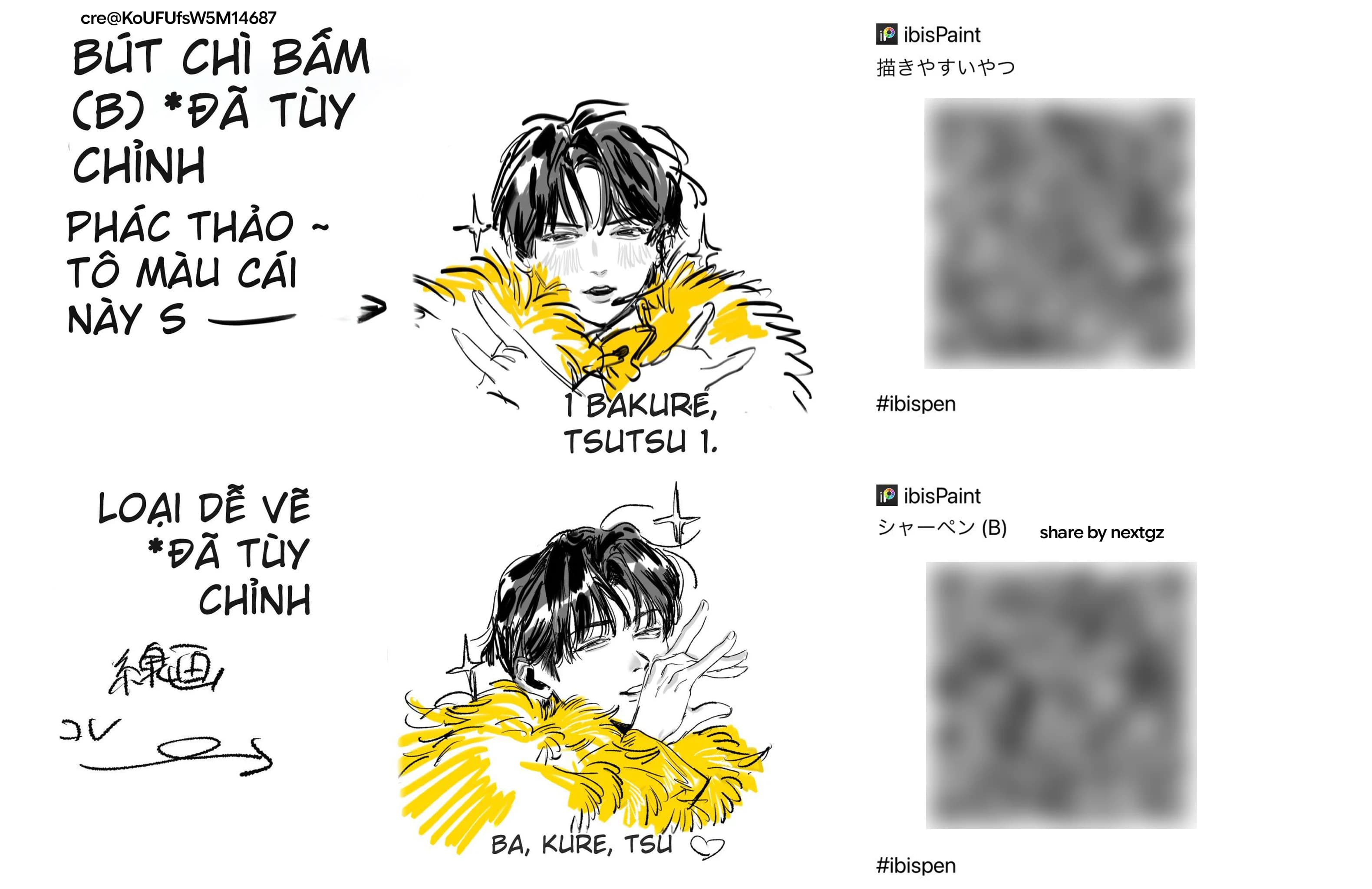 Drop nhẹ 2 cây cọ ibisPaint siêu xịn Hàn Quốc