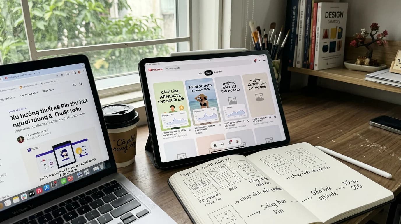 7 bước làm affiliate trên Pinterest chi tiết năm 2026 tốt nhất