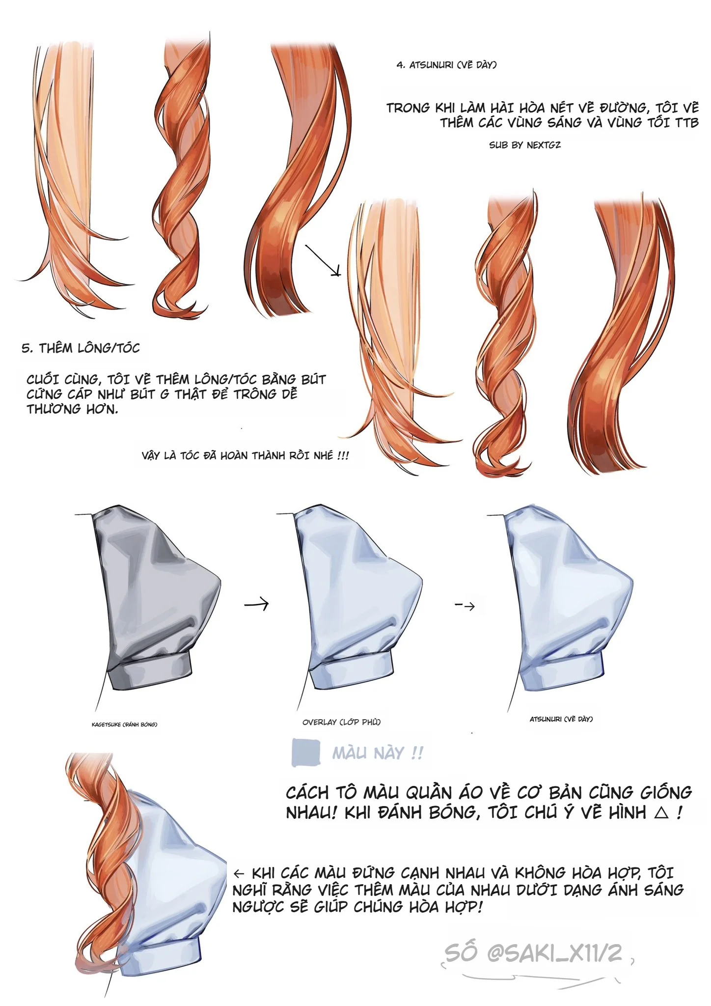 Hướng Dẫn Vẽ Tóc và Quần Áo Digital Art: Từ Phẳng Đến 3D Chỉ Với 7 Bước