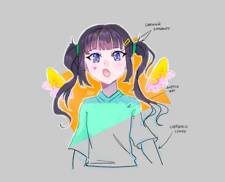 Bộ Cọ Vẽ Anime & Manga Sazor