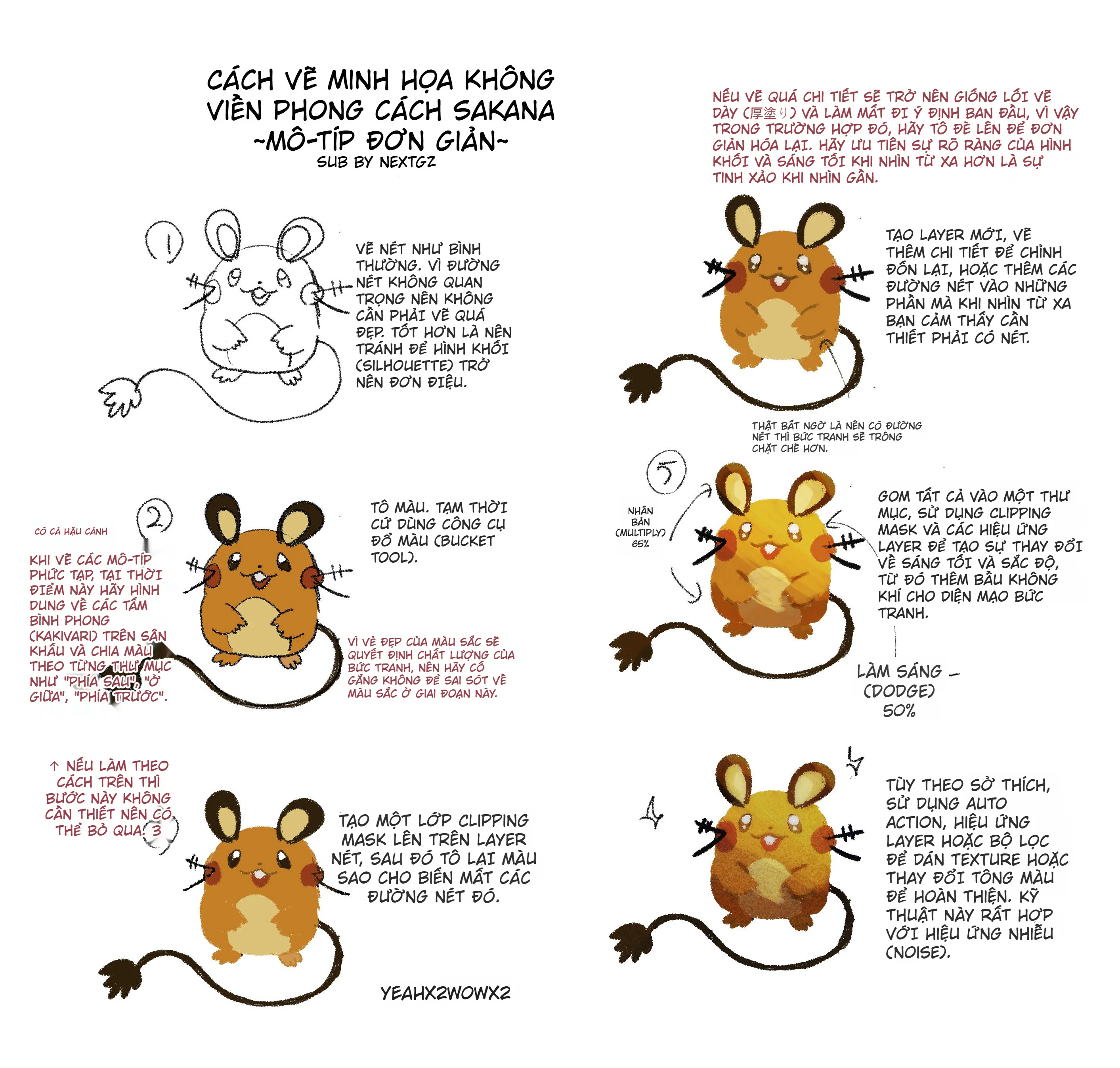 Hướng Dẫn Minh Họa Không Viền: Kỹ Thuật Tạo Hình Mềm Mại Và Gọn Gàng