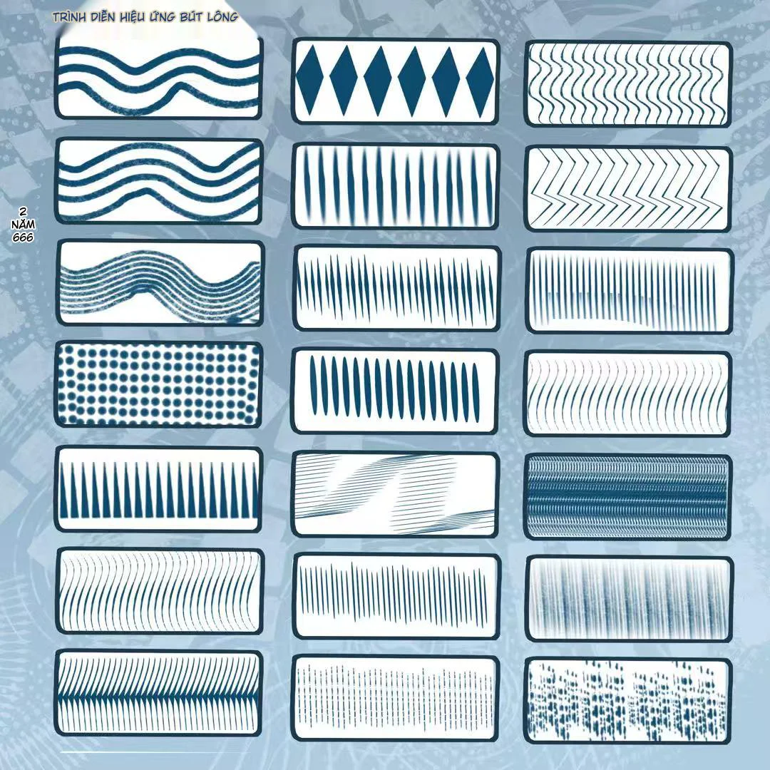 Bộ Sưu Tập 48 Brush "Information Volume" Tạo Chi Tiết & Texture Cực Đỉnh (PS/Procreate/CSP) - Gallery 5