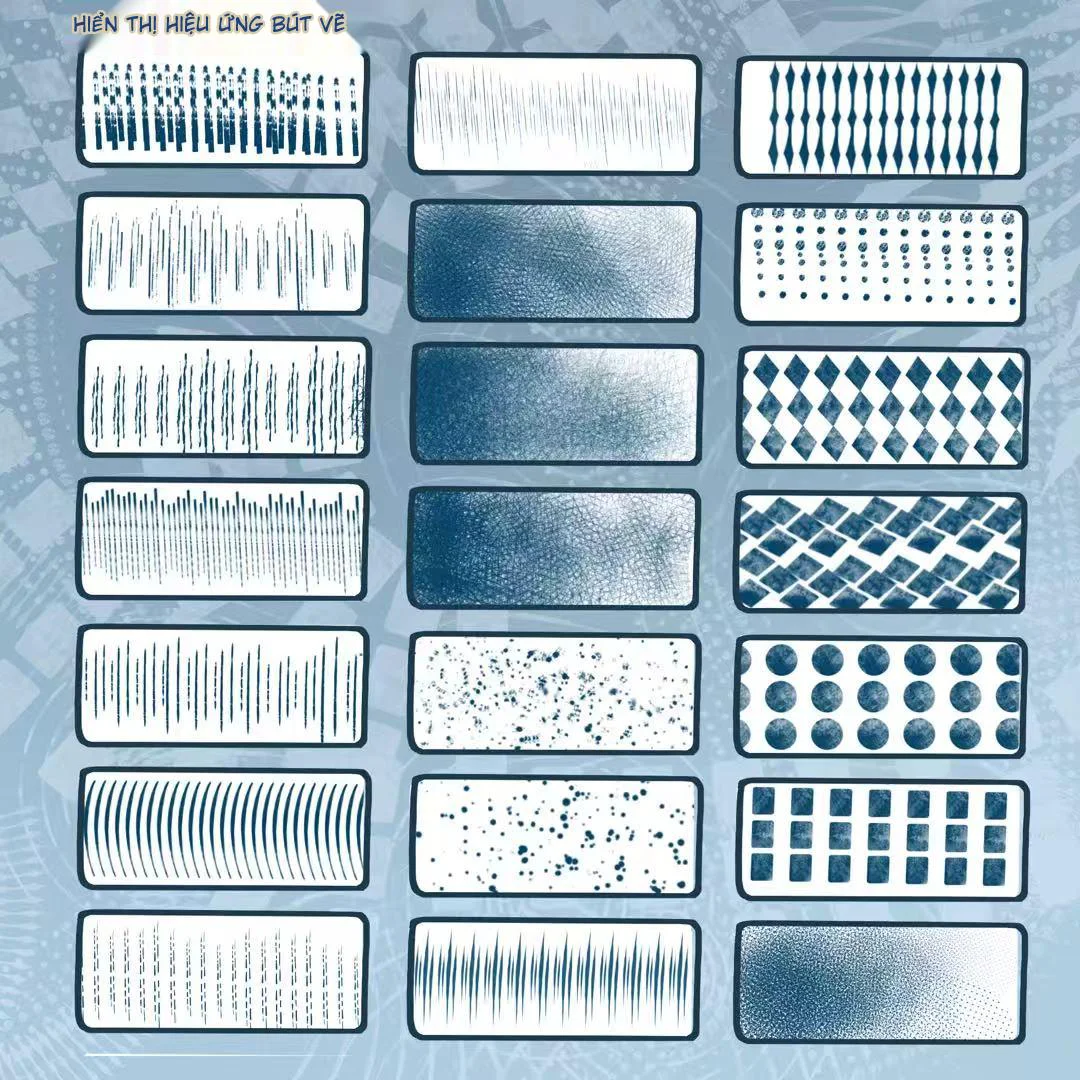 Bộ Sưu Tập 48 Brush "Information Volume" Tạo Chi Tiết & Texture Cực Đỉnh (PS/Procreate/CSP) - Gallery 6