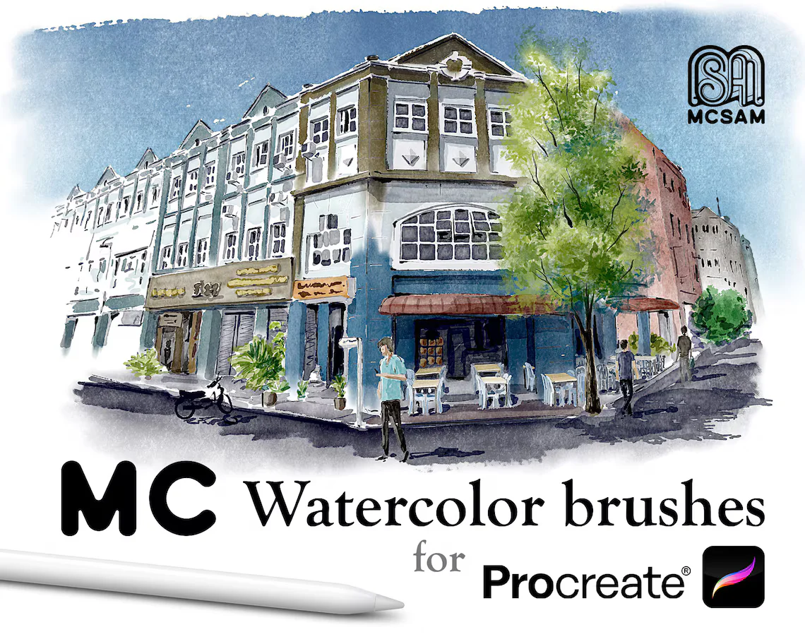 Bộ Cọ Màu Nước MC (MC Watercolor Brush Set)