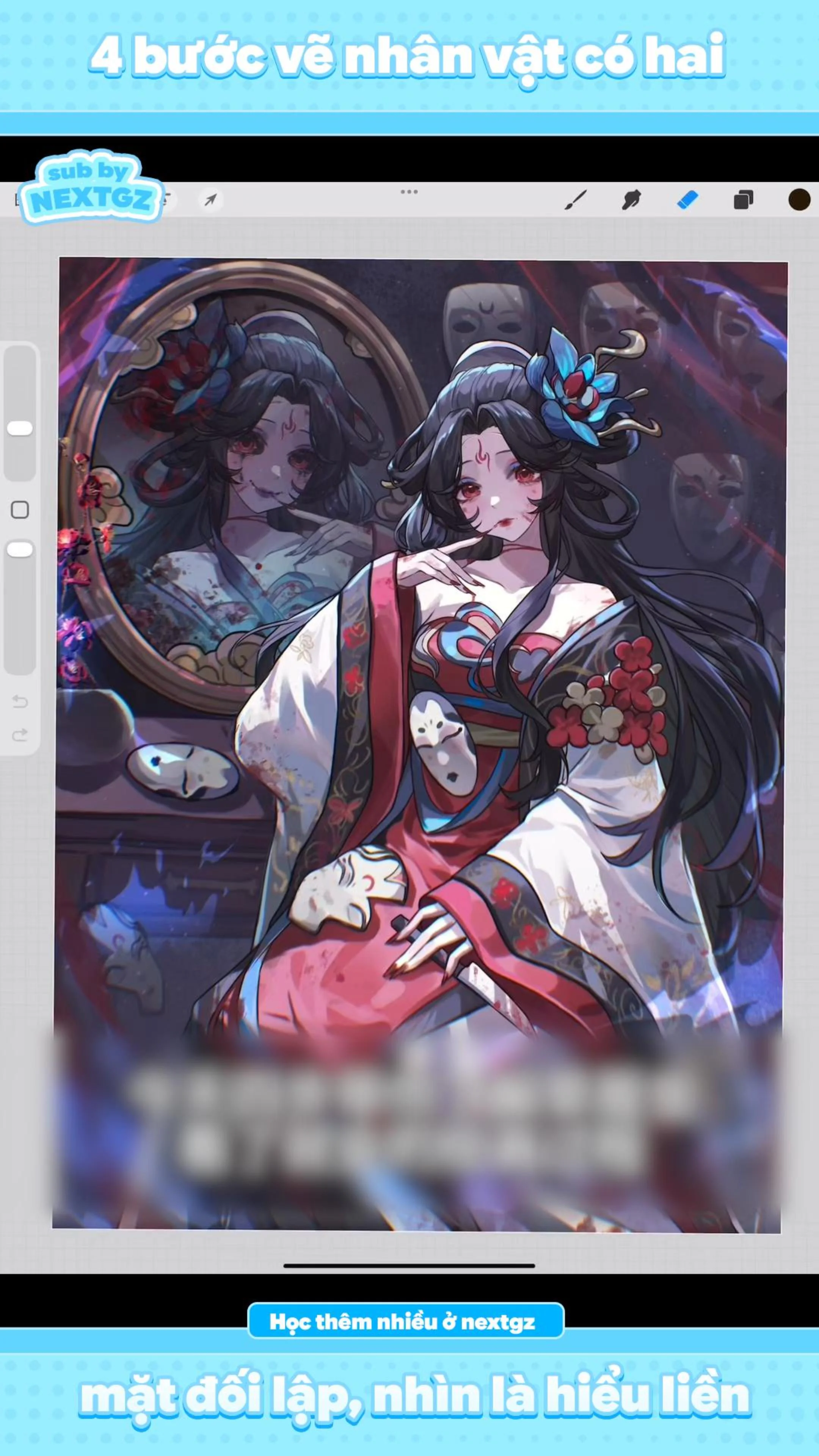 Quy trình vẽ nhân vật kể chuyện bằng hình ảnh, từ phác thảo tới hoàn thiện