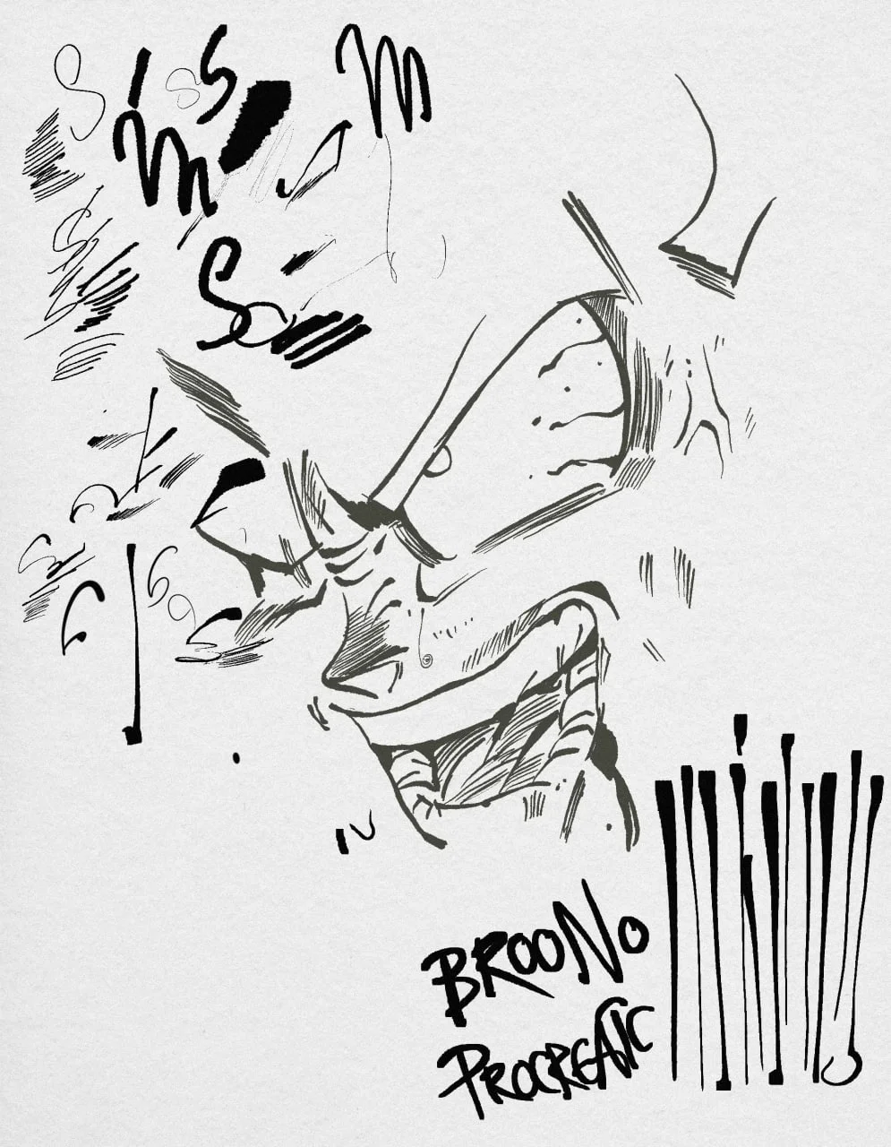 Toriyama Style Manga Brush for Procreate 