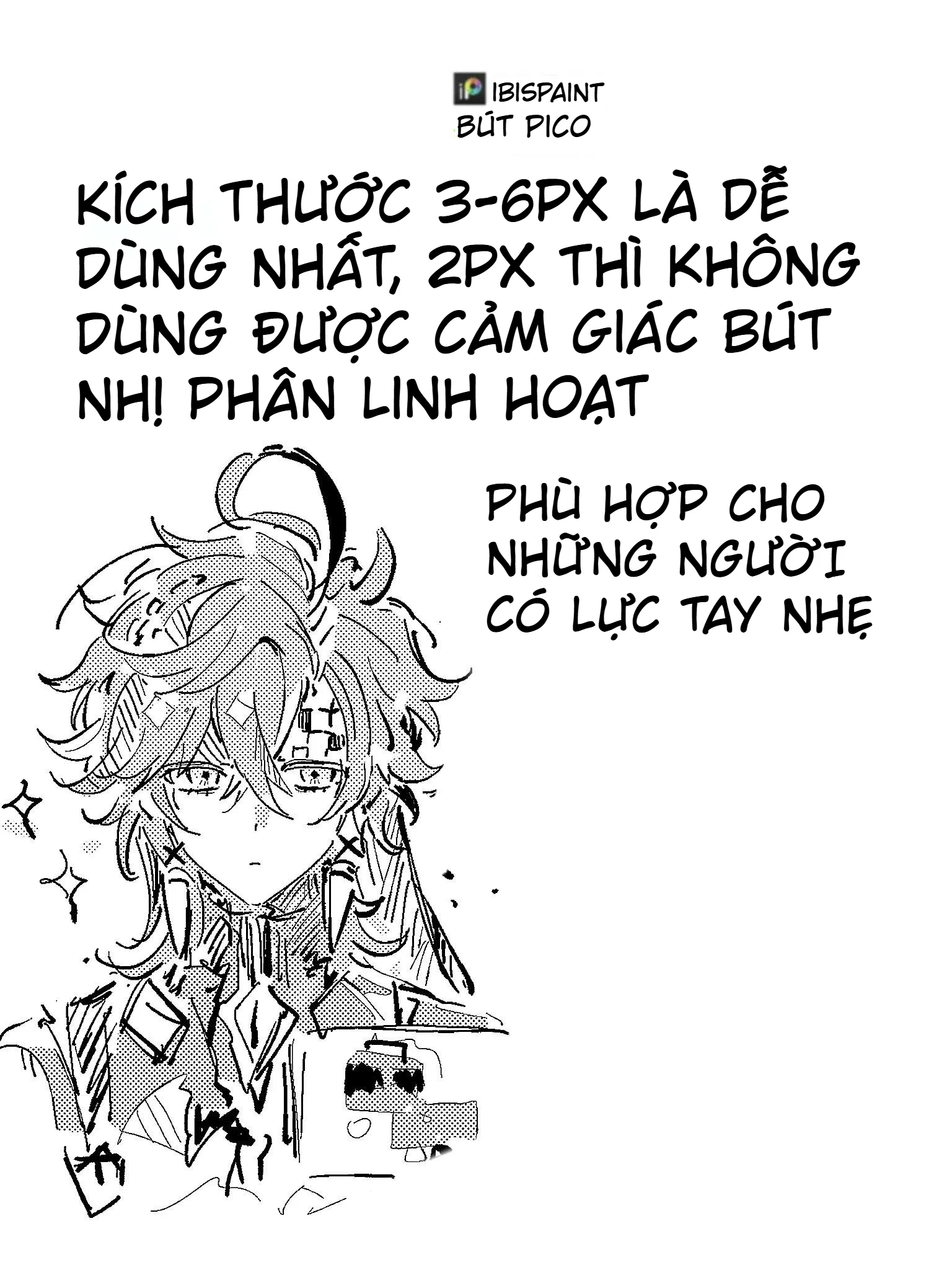 Loại cọ Ibispaint giống của Phá Khuê Đặc