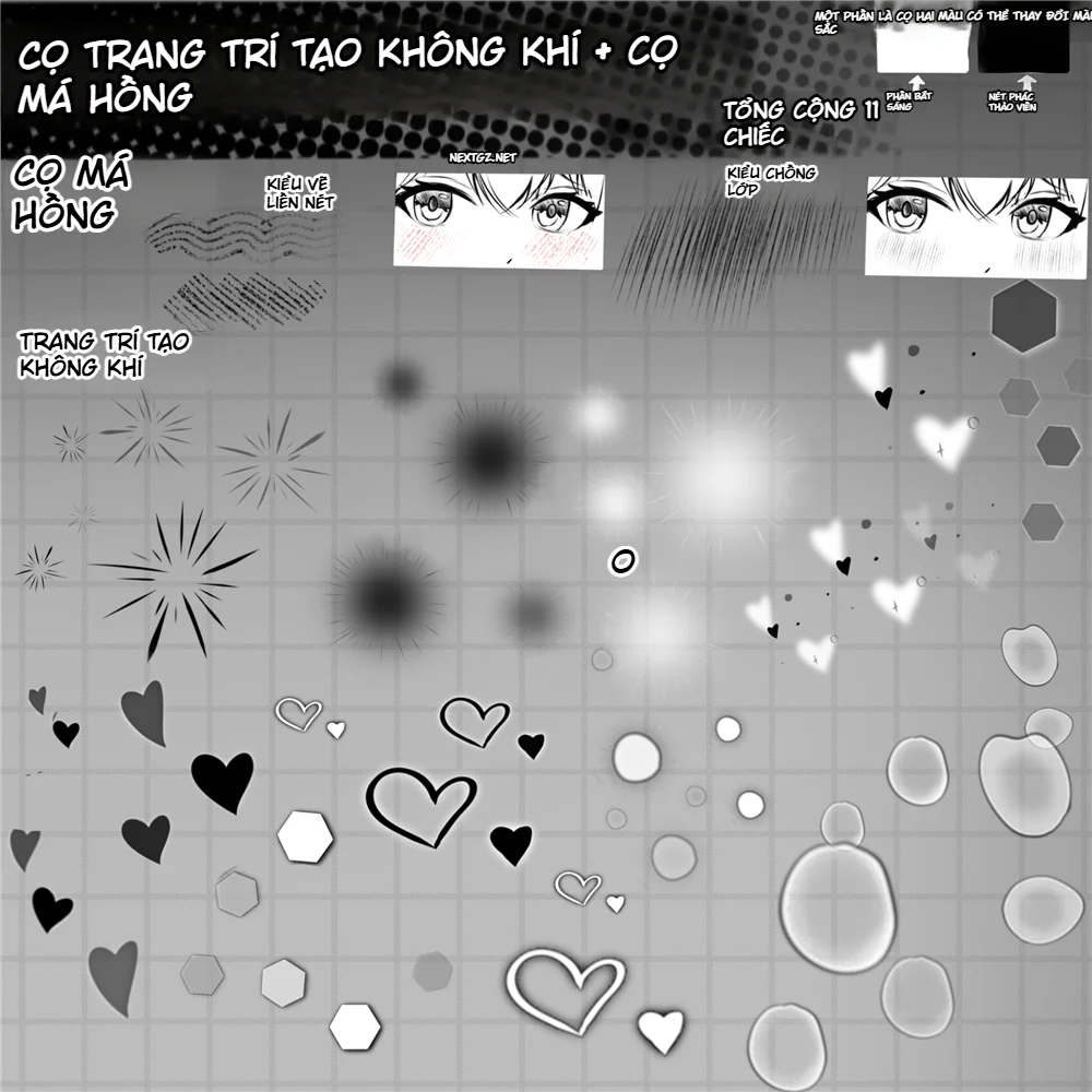 Bộ Cọ Hiệu Ứng Manga 113 Mẫu Cho Procreate, CSP, 画世界 Và 画世界Pro 4 1781086731600 49ba8adb 9801 4b67 8c13 a6b99386e875 4