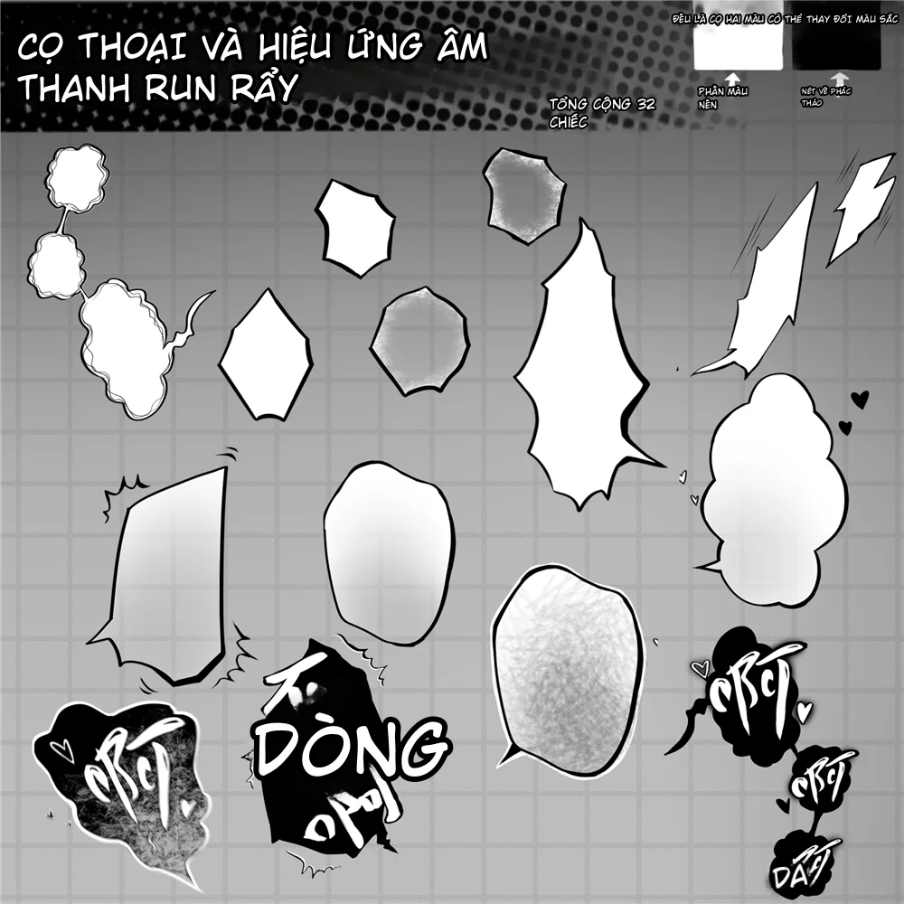 Bộ Cọ Hiệu Ứng Manga 113 Mẫu Cho Procreate, CSP, 画世界 Và 画世界Pro 5 1781086732138 6056e022 e7f3 425b a429 ca09317074ed 5