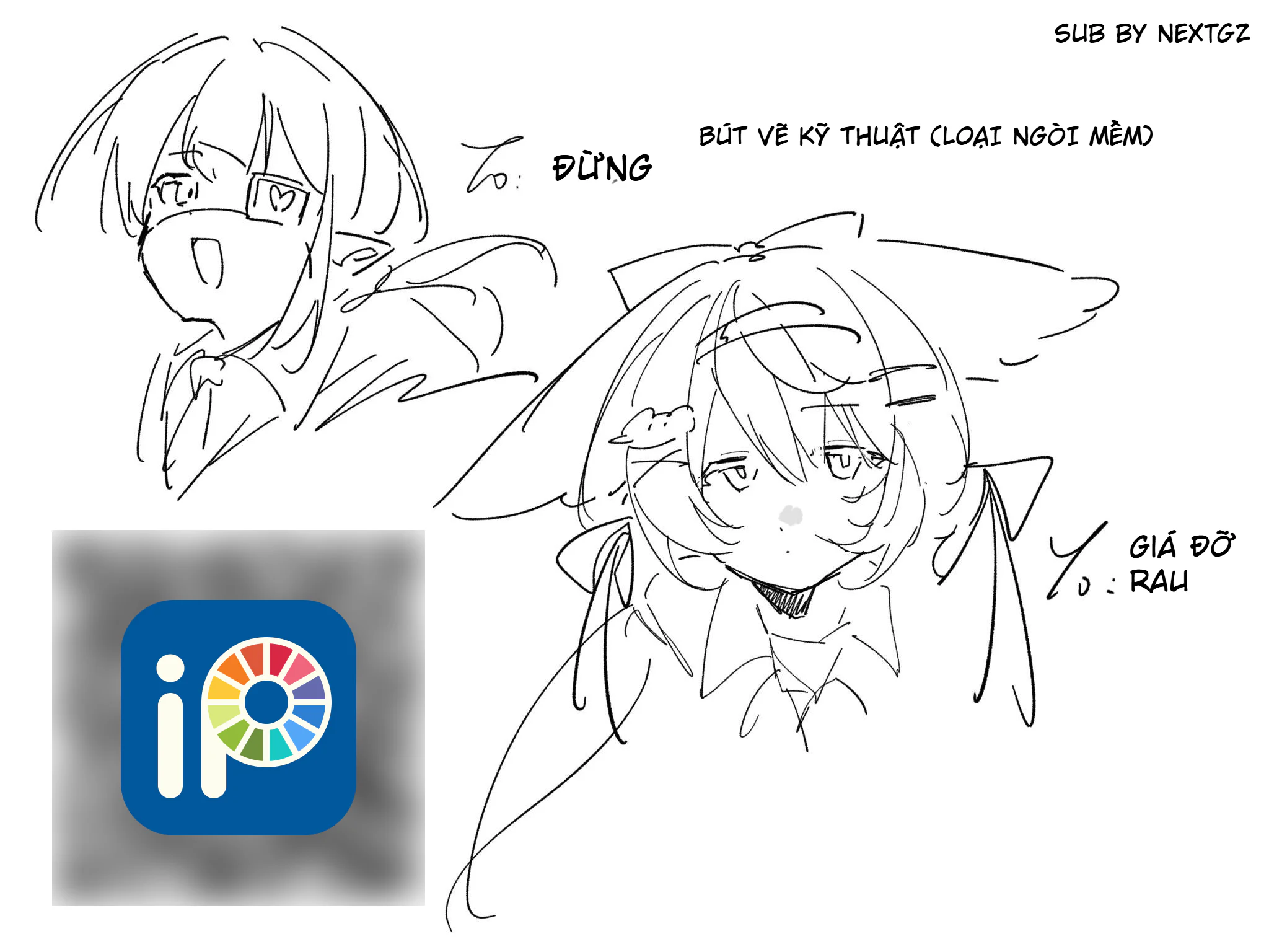 Share Free Brush ibisPaint – Bút Vẽ Kỹ Thuật Ngòi Mềm Cho Line Art Anime Và Phác Thảo Nhân Vật