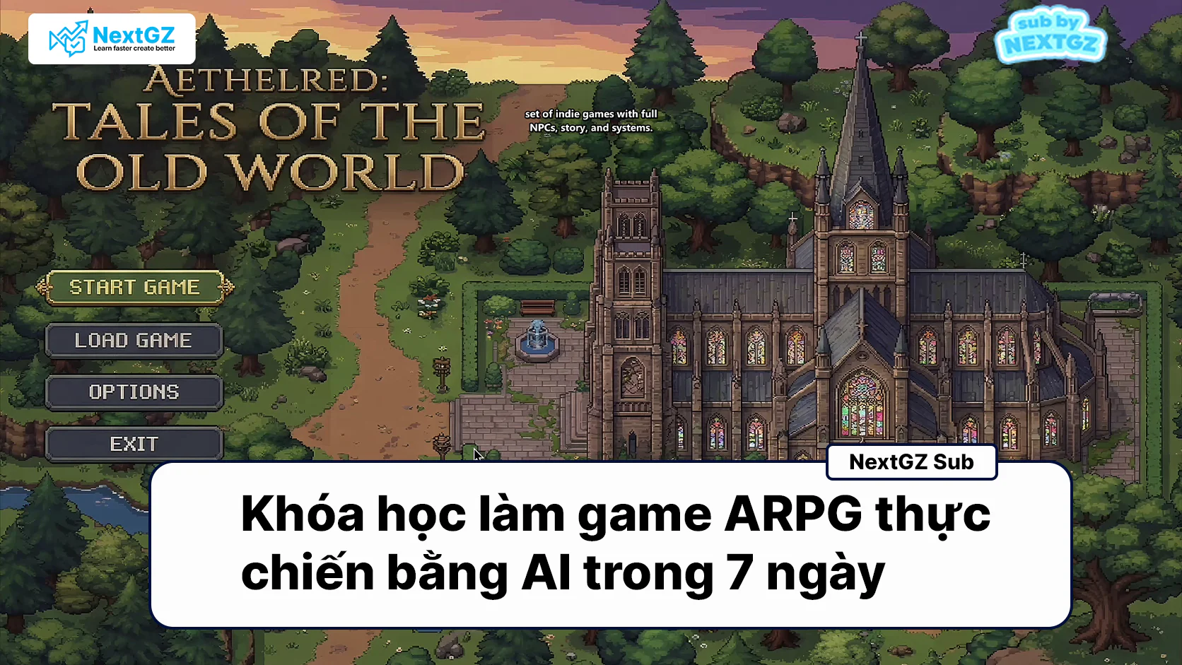 Khóa học làm game ARPG thực chiến bằng AI trong 7 ngày