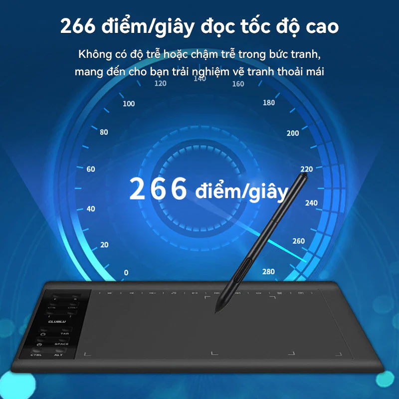 Bảng Vẽ Điện Tử Kết Nối Laptop 1060Pro Bảng Vẽ Với Bút Tablet Vẽ OSU & Vẽ & Dạy Trực Tuyến - CLUBLU 6