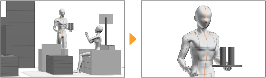 CLIP STUDIO PAINT 3D camera — ảnh minh họa semantic bước 8 cho bài hướng dẫn digital art
