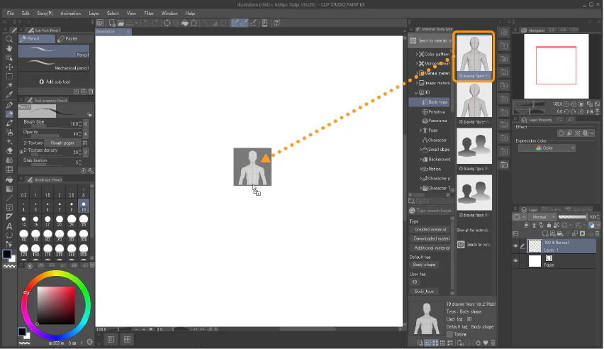 Hướng dẫn Import 3D trong CLIP STUDIO PAINT cho artist anime: từ blockout đến lineart