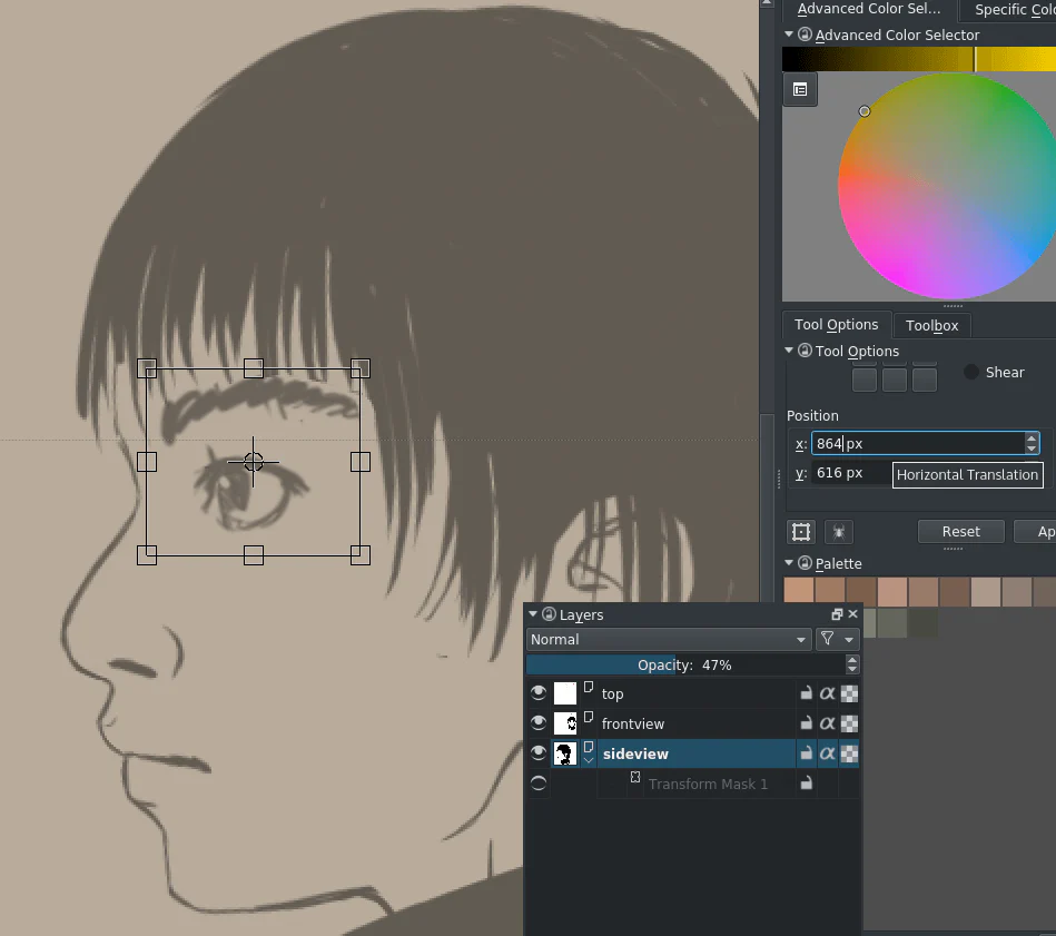 Krita Orthographic/Oblique — ảnh semantic bước 4 đã kiểm tra trực quan