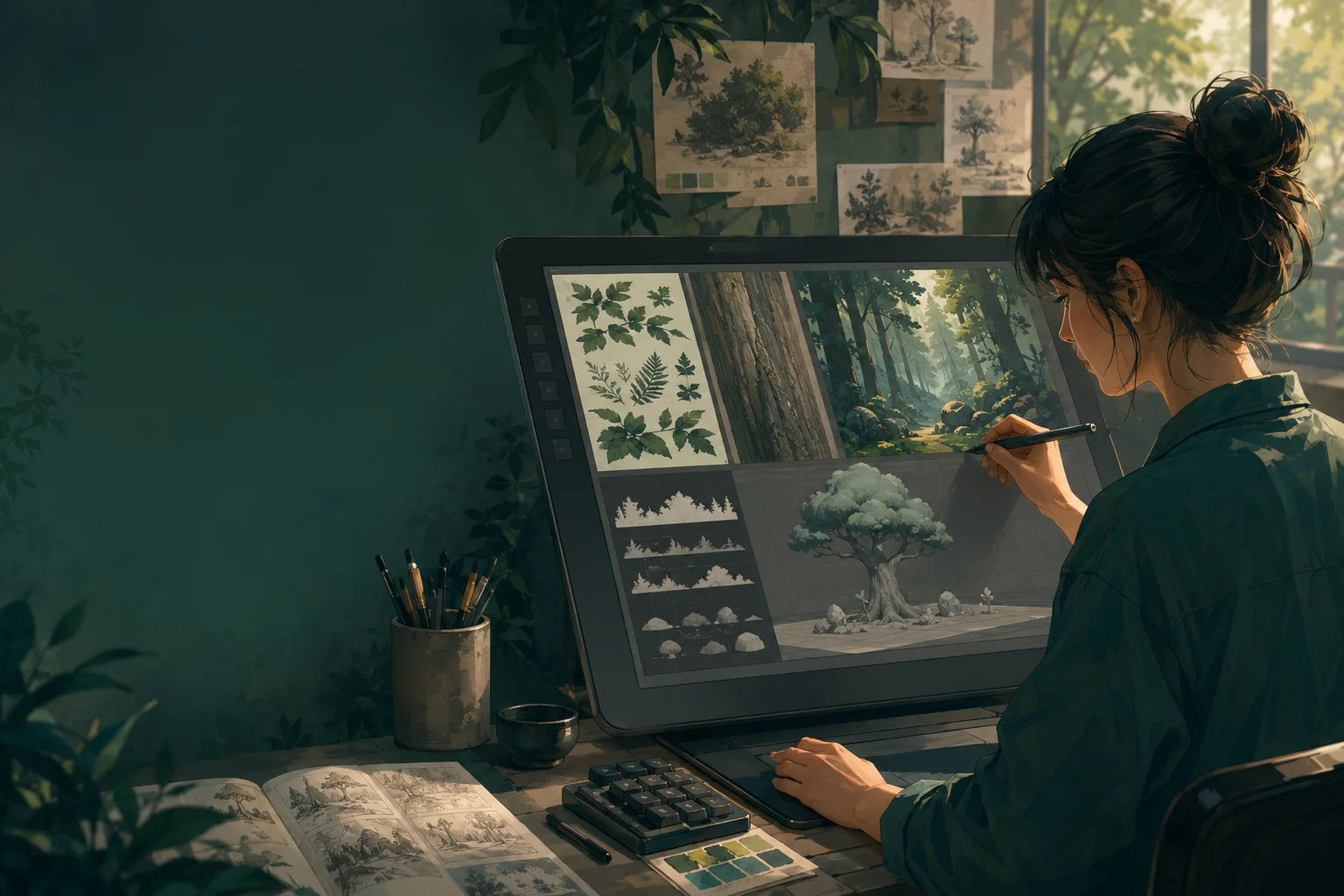 CLIP STUDIO mở ASSETS Challenge chủ đề “forest”: Artist Việt tham gia thế nào?