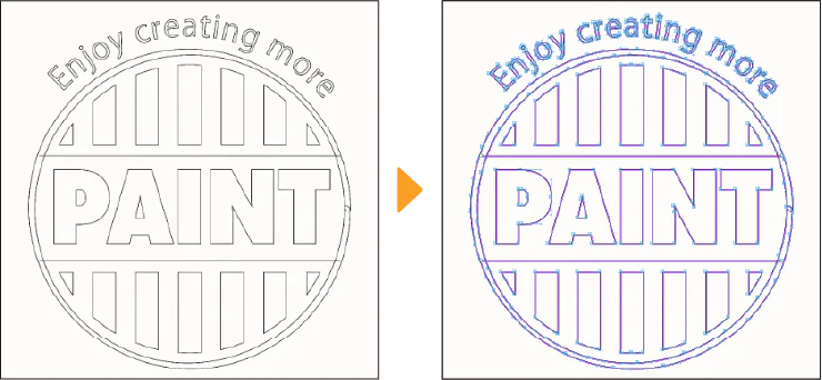 Chuyển đường vector thành ruler để vẽ lại nét trong Clip Studio Paint