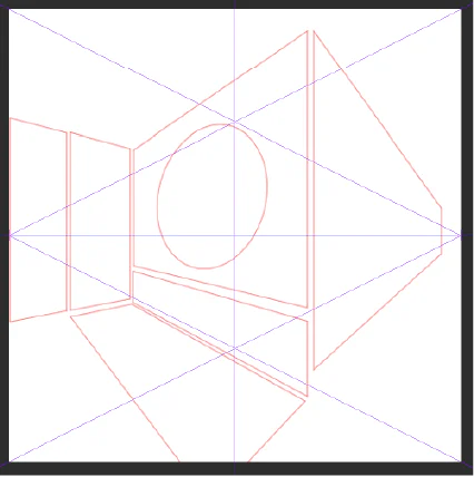 CLIP STUDIO PAINT Drawing along a ruler — semantic illustration step 4 for the digital art tutorial