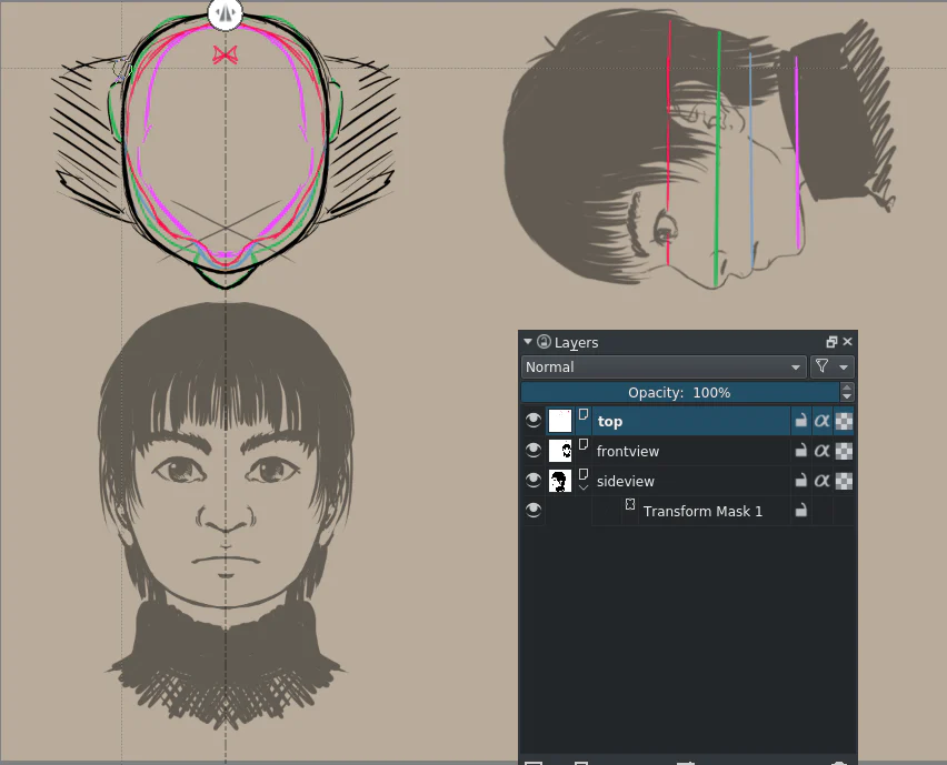 Krita Orthographic/Oblique — ảnh semantic bước 5 đã kiểm tra trực quan