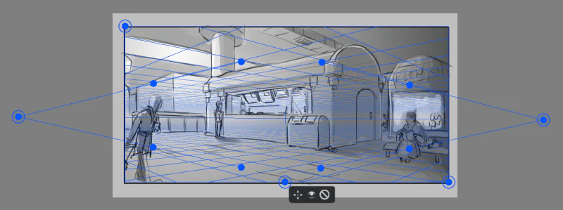 Krita: Quản Lý Phối Cảnh Nhiều Khung Bằng Limit Assistant To Area