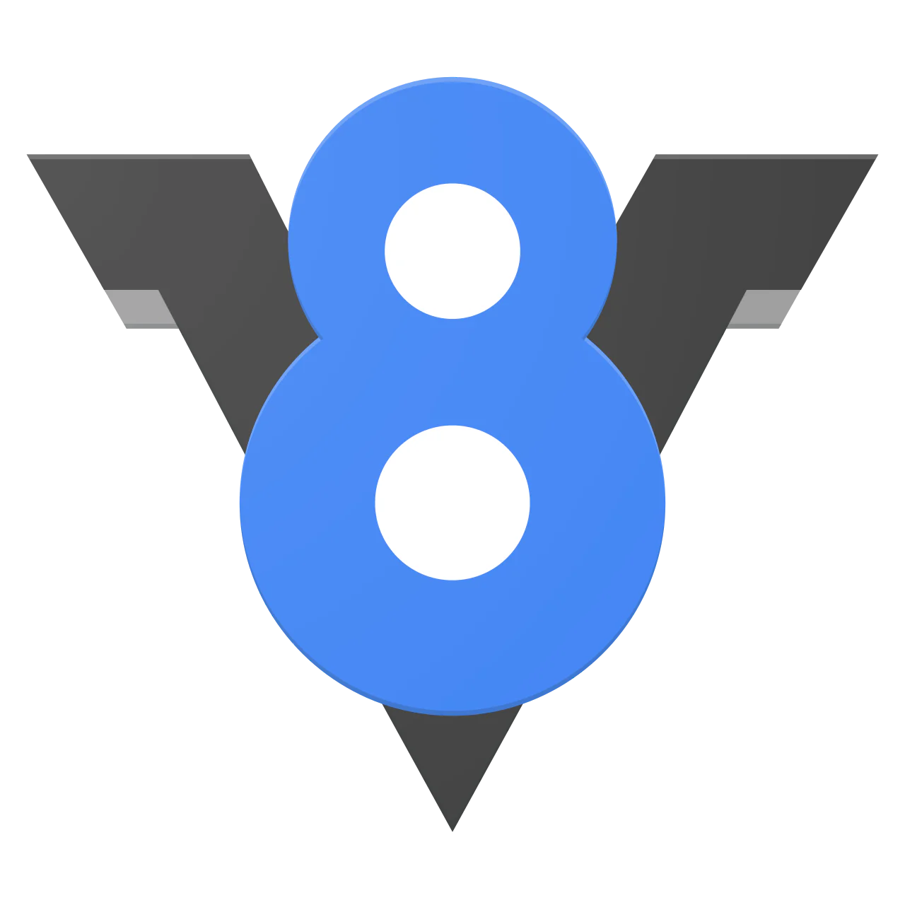 Biểu trưng chính thức của V8 JavaScript Engine