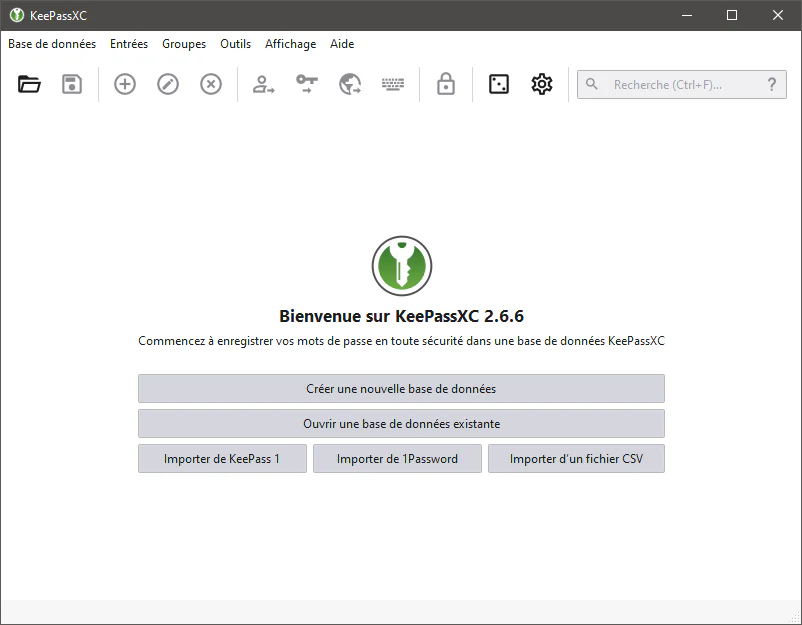 Ảnh chụp KeePassXC, minh họa cách quản lý mật khẩu và bí mật khi Browser Use tự động đăng nhập website.