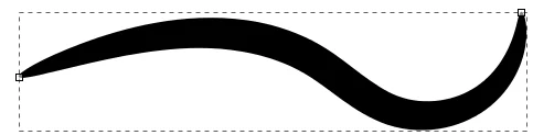 Nét Shape Ellipse sau khi tăng smoothing