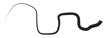 Nét Triangle In ở chế độ Bézier với smoothing 40