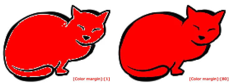 So sánh Color margin và Tolerance khi tô màu trong CLIP STUDIO PAINT