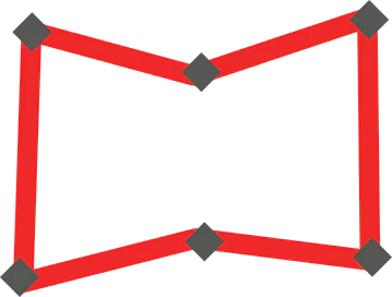 Khối quyển sách được dựng thô bằng các node thẳng