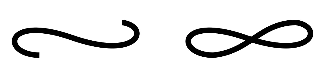 So sánh path mở và path đóng trong Inkscape