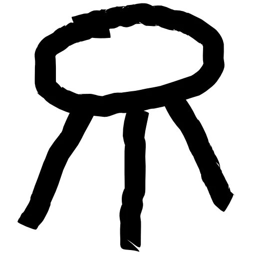 Ví dụ các nét Brush của Inkscape với biên mềm, độ rộng biến thiên và đầu nét hơi tròn