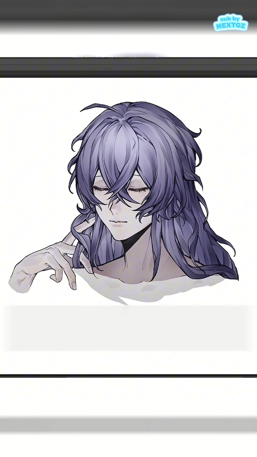 Mái tóc anime được chia thành các mặt sáng tối lớn theo hướng cong của từng lọn