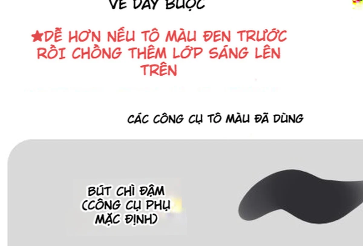 Bảng công cụ được ghi trong hình gồm bút chỉ đậm hoặc cọ phụ mặc định và cọ màu nước khô nhòe có ID nội dung 1404703.