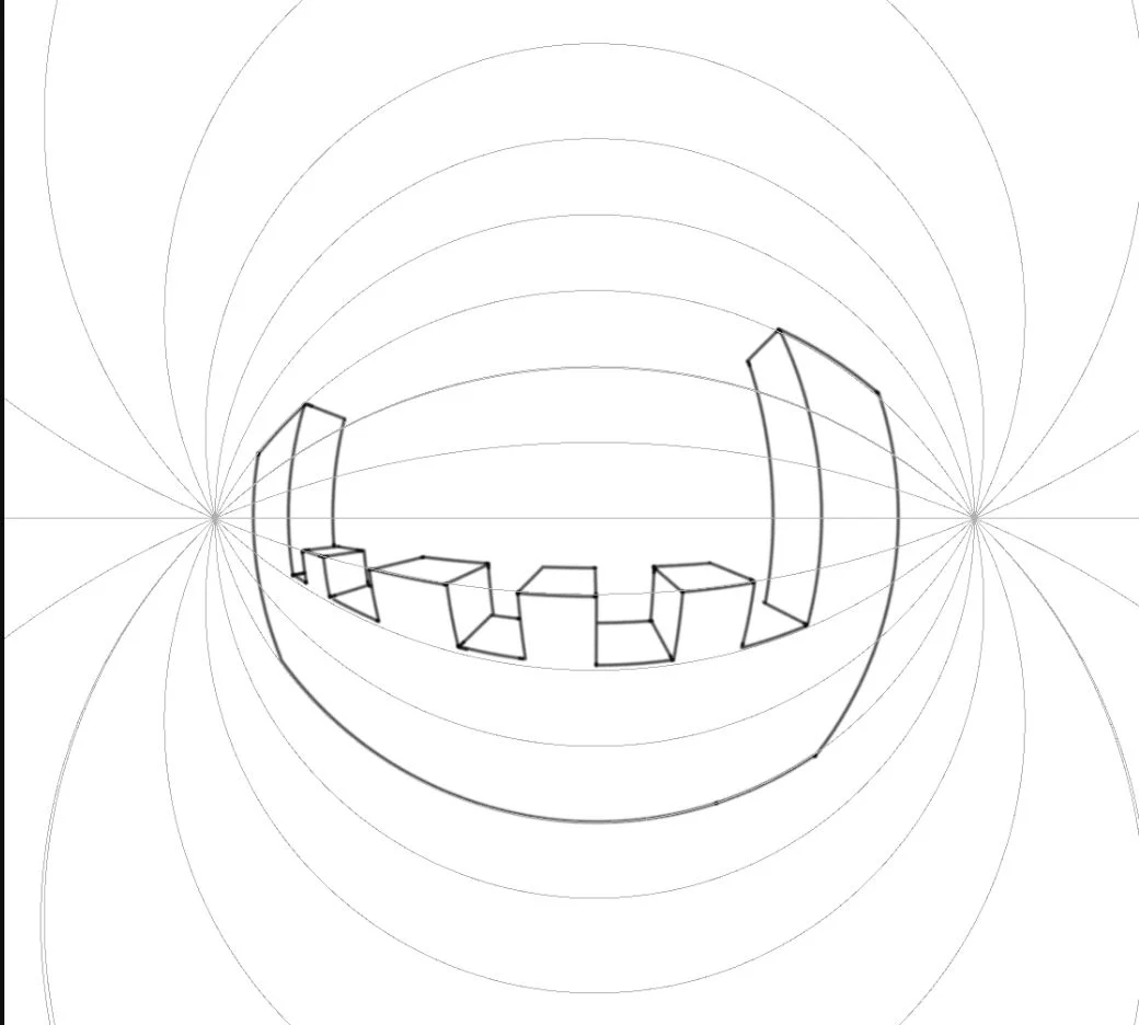 Krita Assistant Tool: Phối Cảnh 1–3 Điểm, Isometric Và Curvilinear