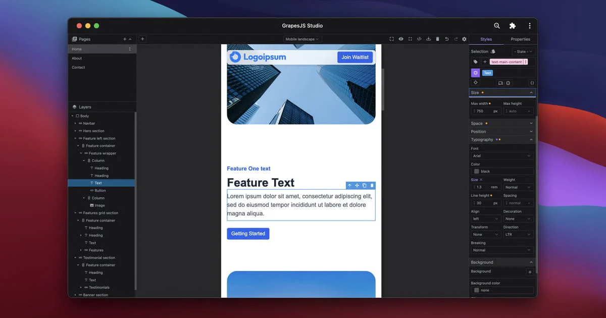 GrapesJS Cho Designer Và Product Team: Visual Builder, Component Model Và QA Handoff