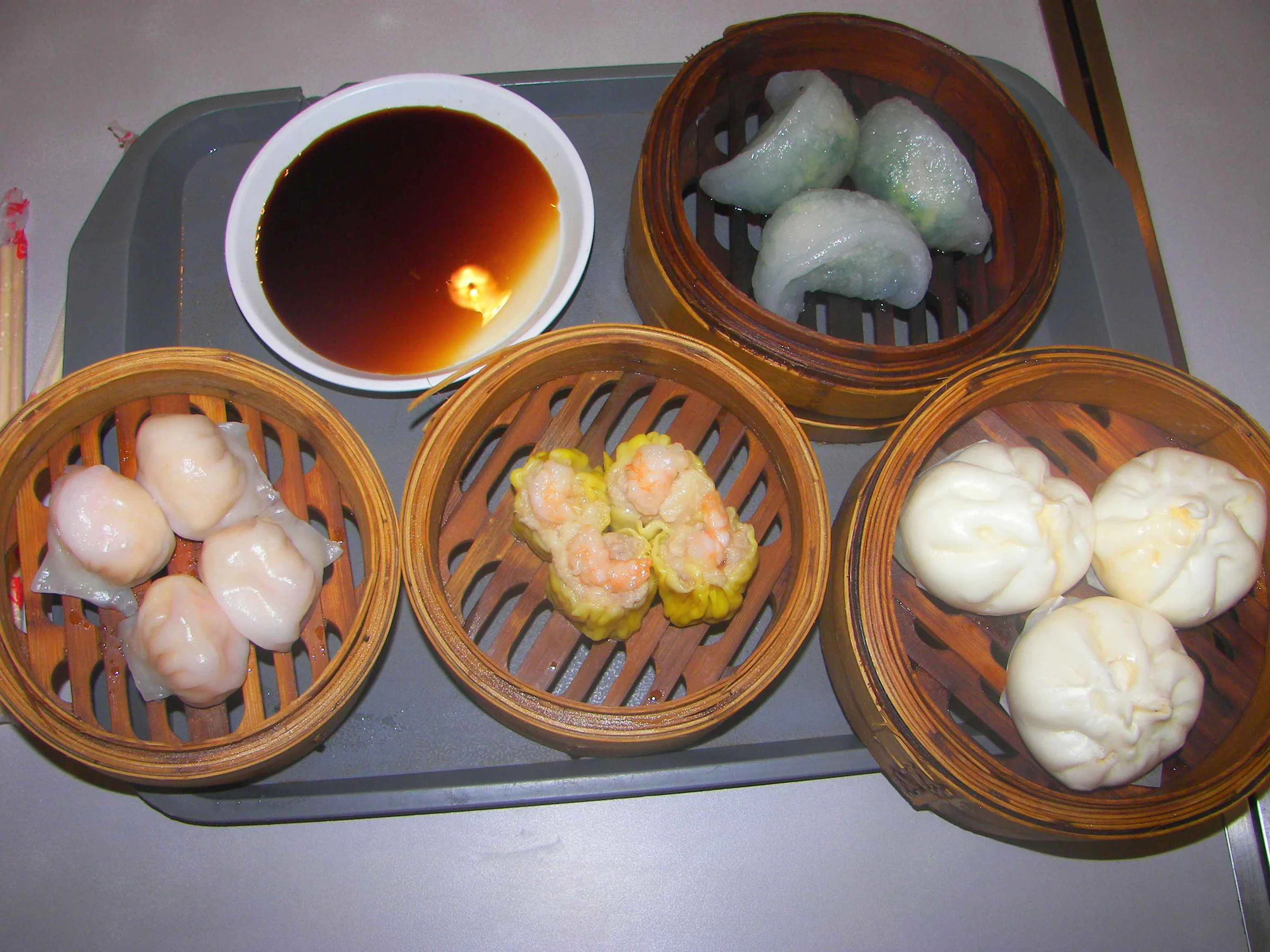 Các xửng dim sum tại nhà hàng ở Bắc Kinh