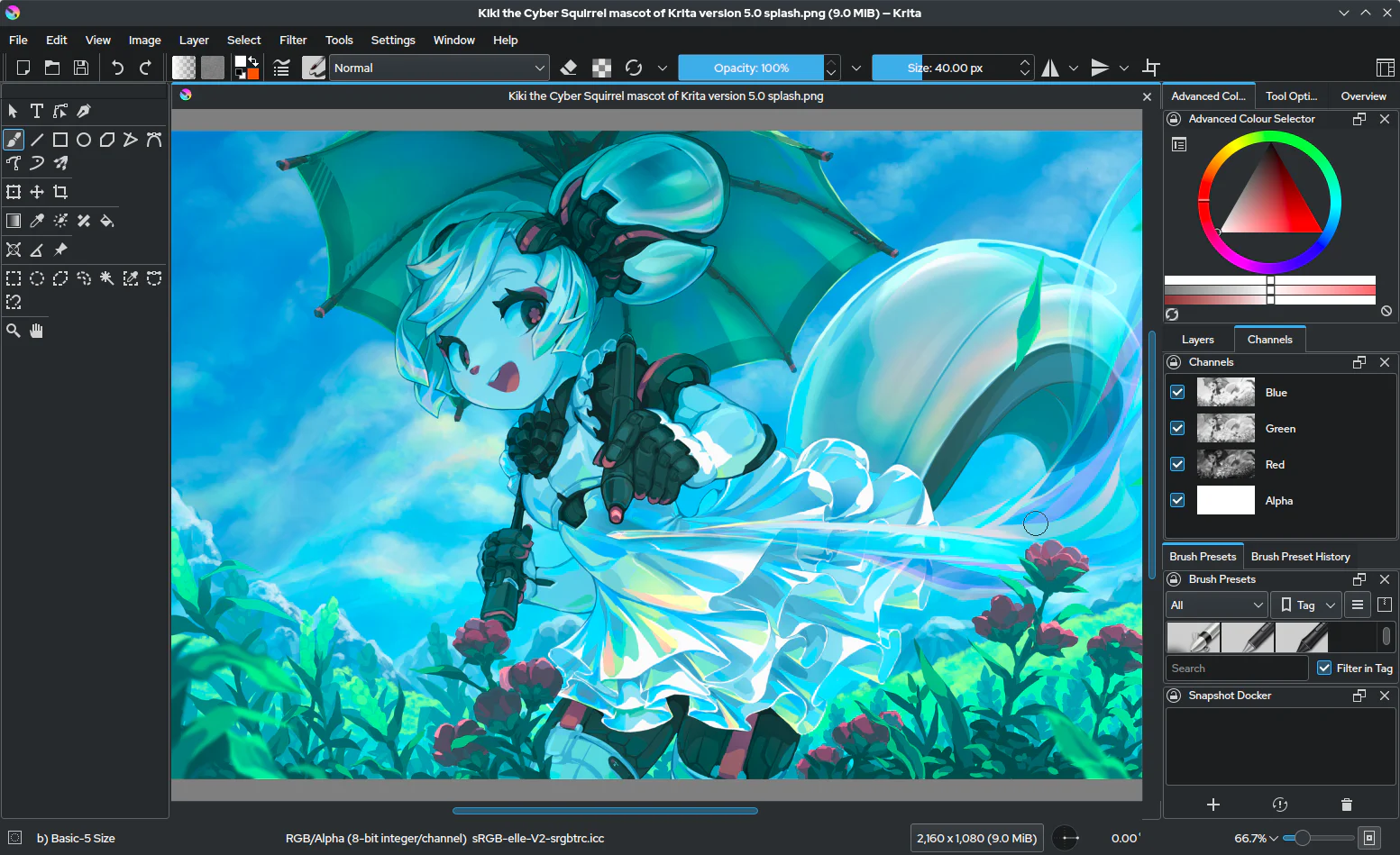 Tối Ưu Krita Workspace Cho Digital Painting: Dockers, Popup Palette, Brush Presets Và Resource Bundle