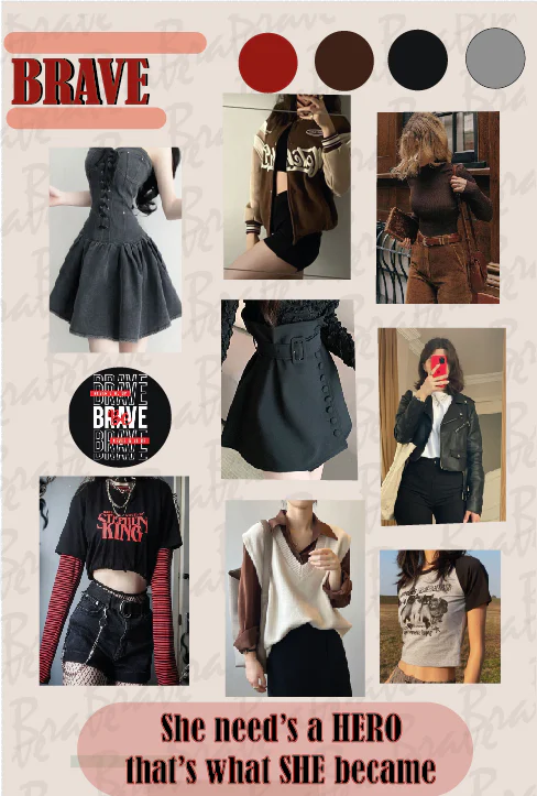 Moodboard gồm hình ảnh tham khảo cho dự án thiết kế