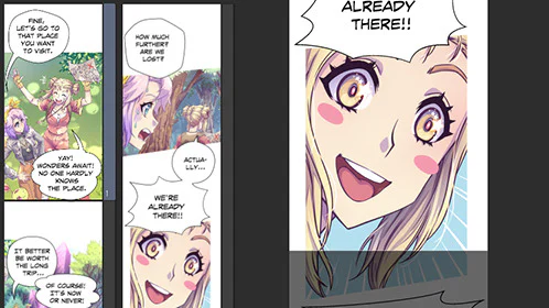 Xuất Webtoon Trong Clip Studio Paint: On-screen Area, Companion Mode Và Chia Canvas