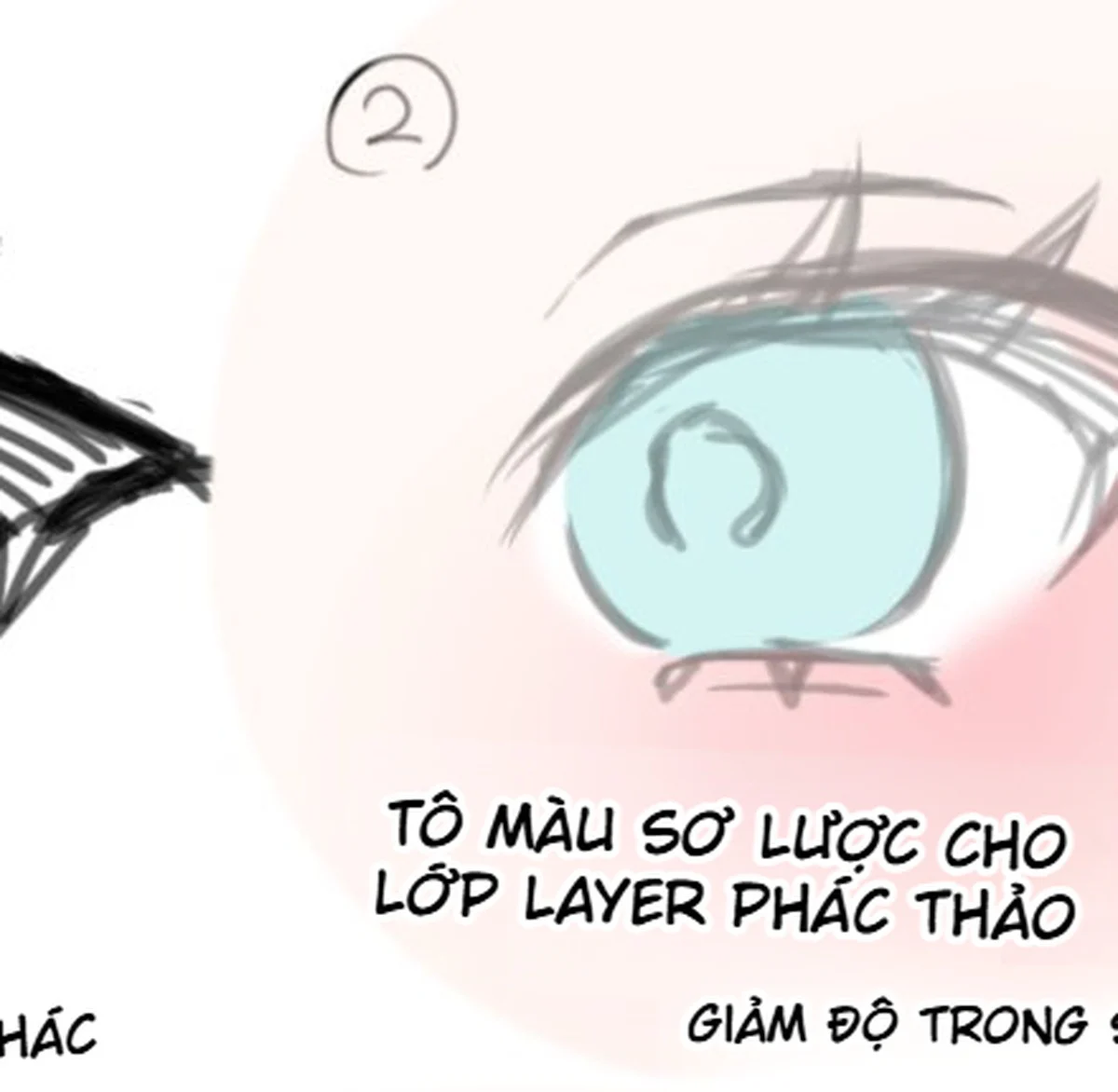 How to draw anime eyes in Garupen style: From sketch, iris to Overlay and lighting — 4