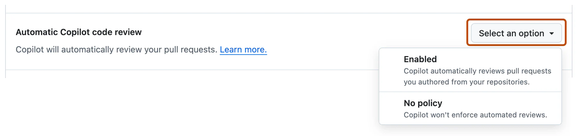 Thiết lập Automatic Copilot code review trong GitHub
