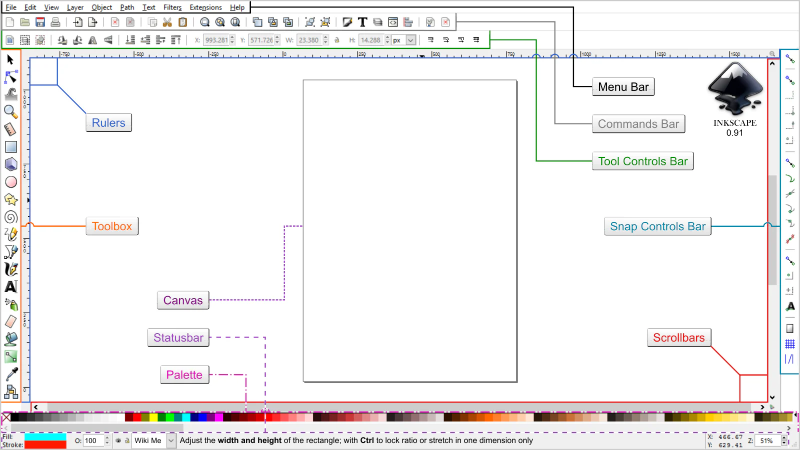 Đọc Giao Diện Inkscape Bằng Tiếng Trung: 170+ Thuật Ngữ Vector, Path, Màu Và Export