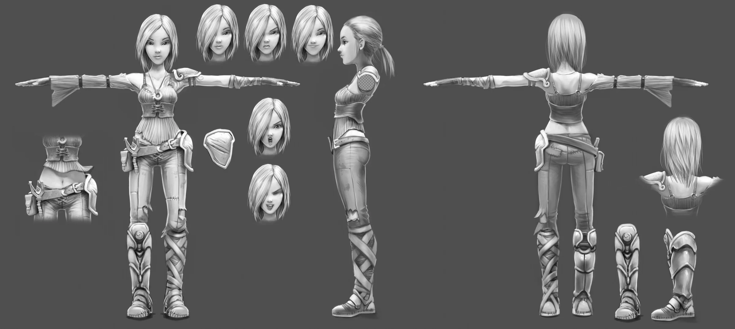 Tiếng Trung Cho Concept Artist: 120 Thuật Ngữ Silhouette, Thumbnail, Model Sheet Và Paintover