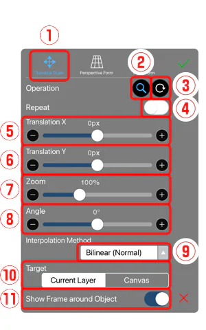 ibisPaint Transform Tool: Mesh Form Và Perspective Form Cho Texture, Quần Áo Và Background