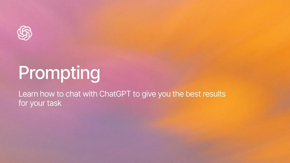 Ảnh OpenAI Academy về cách prompting hiệu quả với ChatGPT